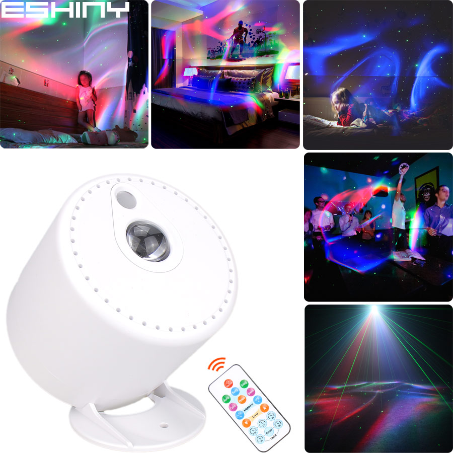 Home Cinema Led Projector - Eshiny Rgb Led Oplaadbare Batterij Aurora