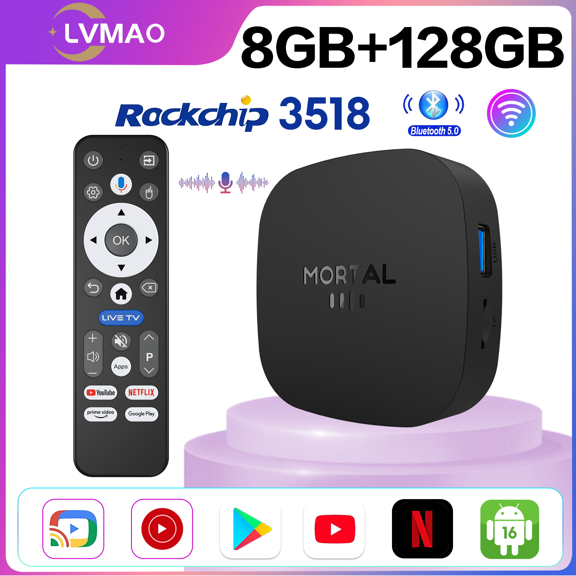 Home Cinema Google - 2026 NIEUWE TV BOX T1+ RK3518