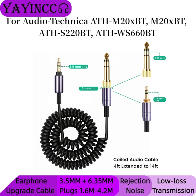 Vervangende 3,5 mm + 6,35 mm s - Audio Technica Headphone Ath-Ws660Bt recensie en prijs