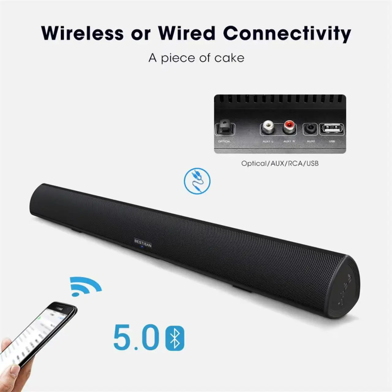 Krachtige tv-soundbar Bekabeld - Home Cinema Center recensie en prijs