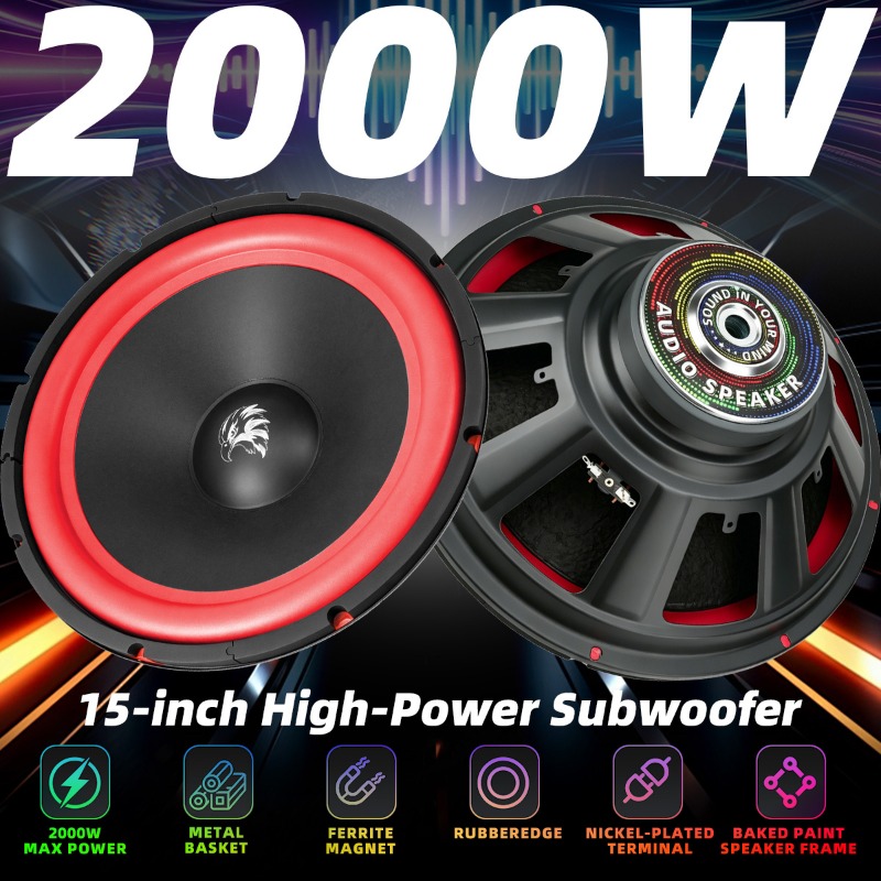 1pcs 15 Inch Auto Subwoofer 20 - Home Cinema Equipment recensie en prijs
