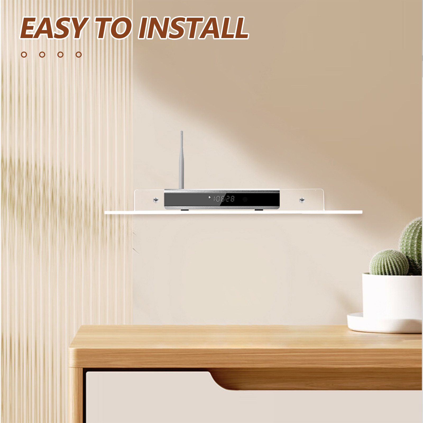 1 set wandorganizer, acryl, zw - Wall Mount Speaker recensie en prijs