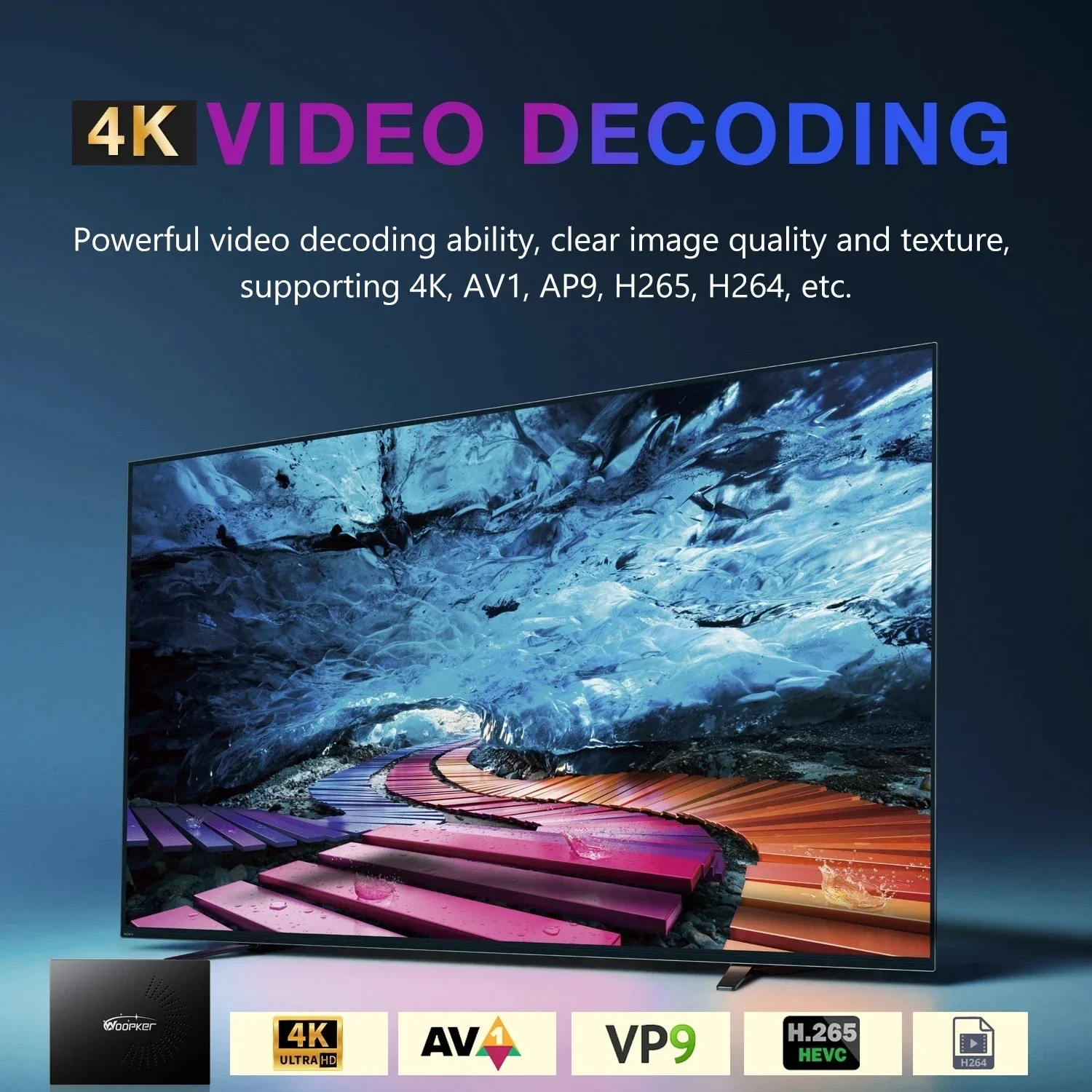 Woopker KW2 Android 14 TV Box  - Home Cinema Google recensie en prijs