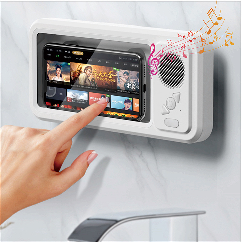 Waterdichte telefoonhouder met - Wall Mount Speaker recensie en prijs