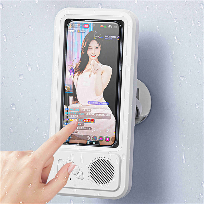 Waterdichte telefoonhouder met - Wall Mount Speaker recensie en prijs