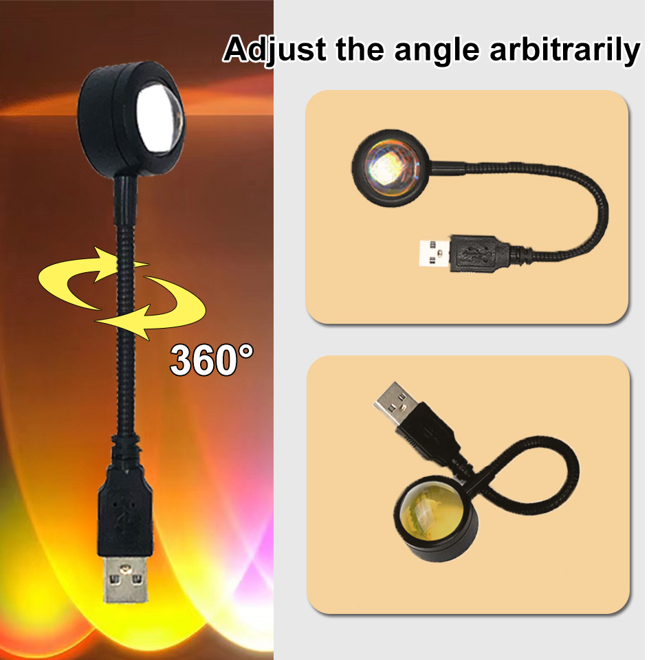 1x USB zonsonderganglamp LED r - Home Cinema Led Projector recensie en prijs