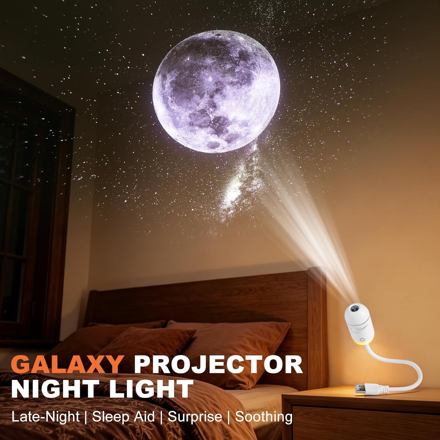 Galaxy Projector Nachtlampje,  - Home Cinema Led Projector recensie en prijs