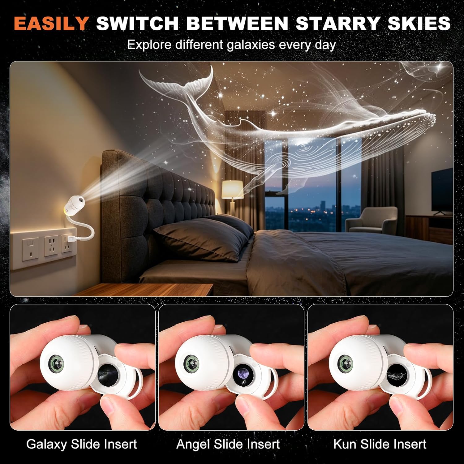 Galaxy Projector Nachtlampje,  - Home Cinema Led Projector recensie en prijs