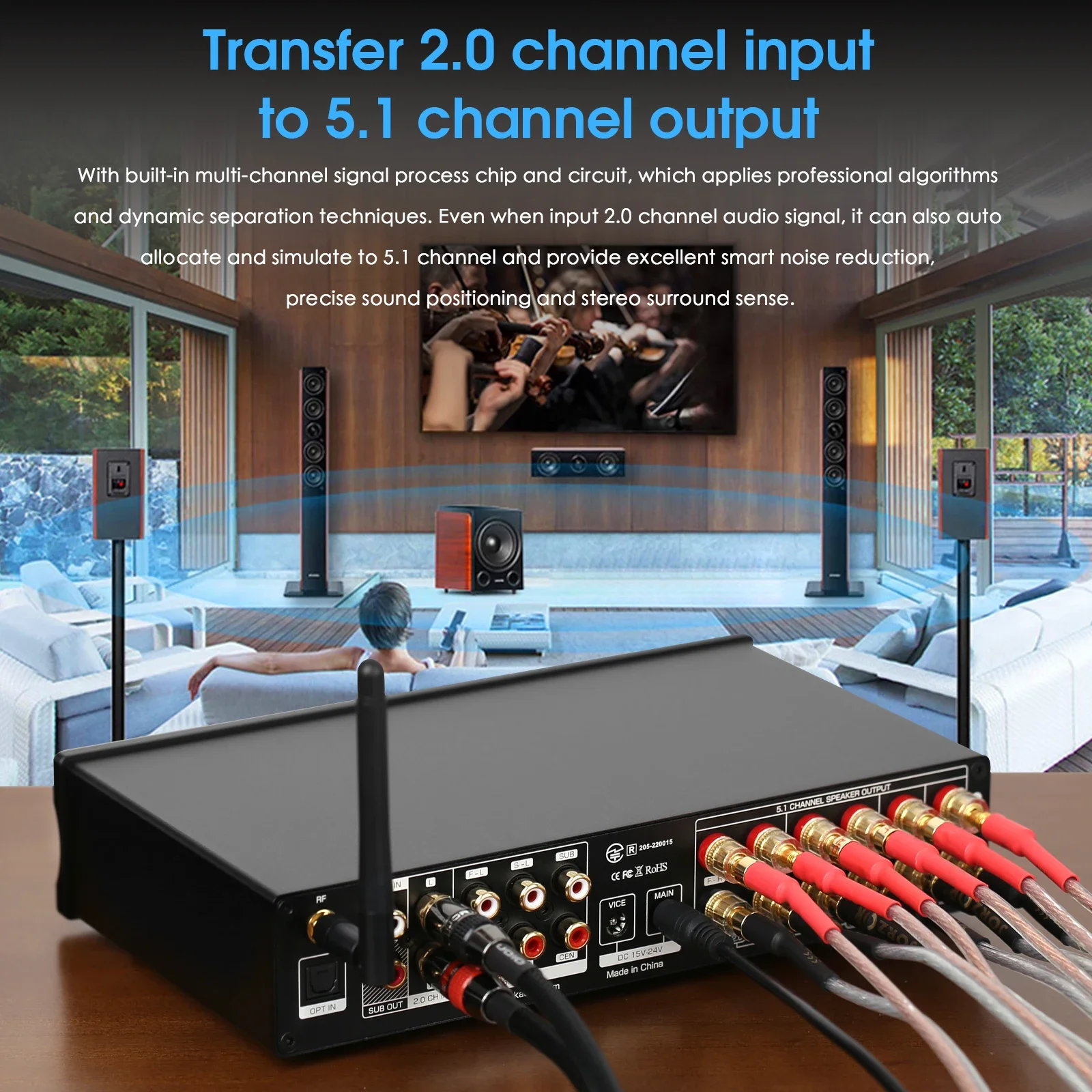Douk Audio 5.1 Kanaals Digital - Home Cinema Onkyo 5.1 recensie en prijs