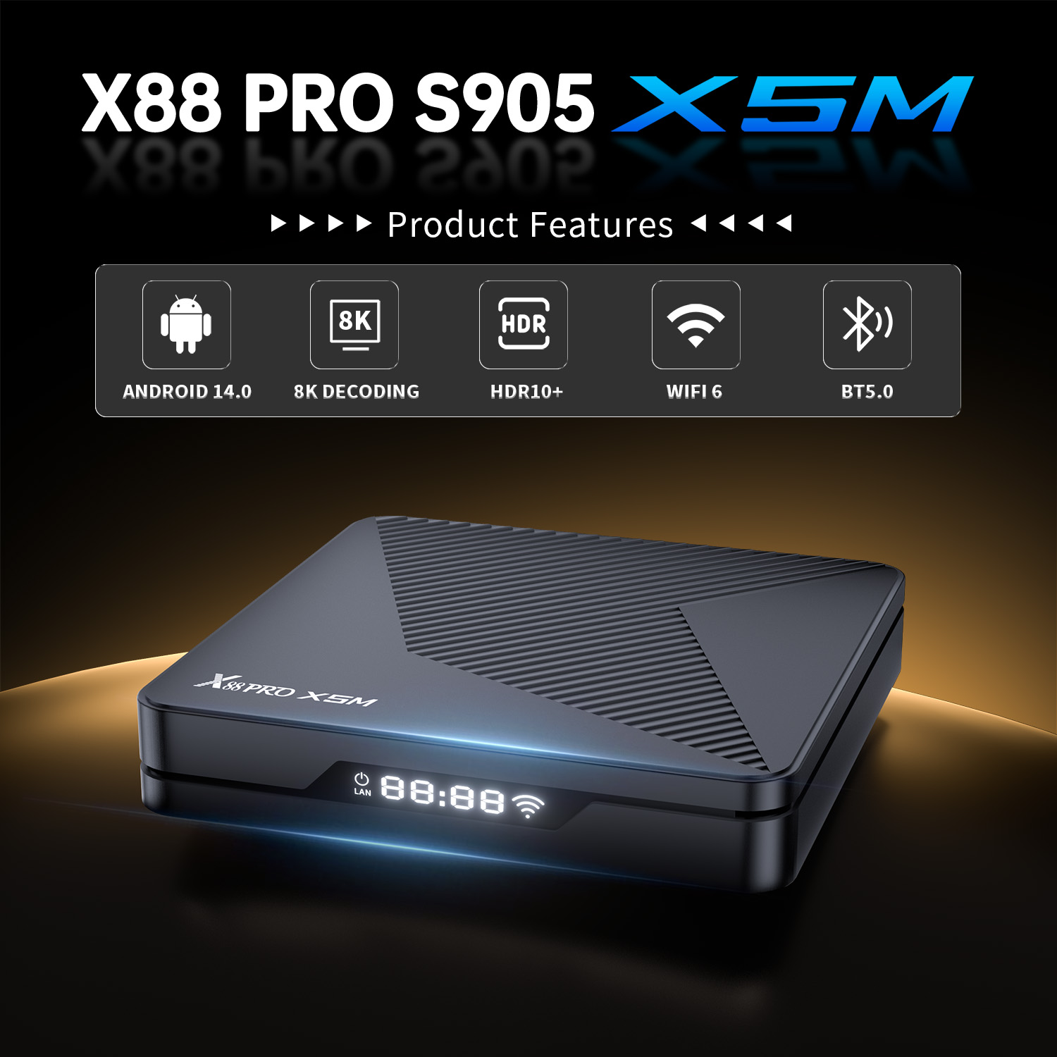 X88Pro X5M 8K Ultra HD AI-SR S - Home Cinema Google recensie en prijs