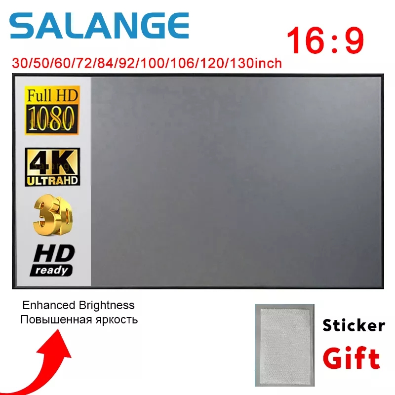 Salange projectorscherm, 60 10 - Home Cinema Led Projector recensie en prijs