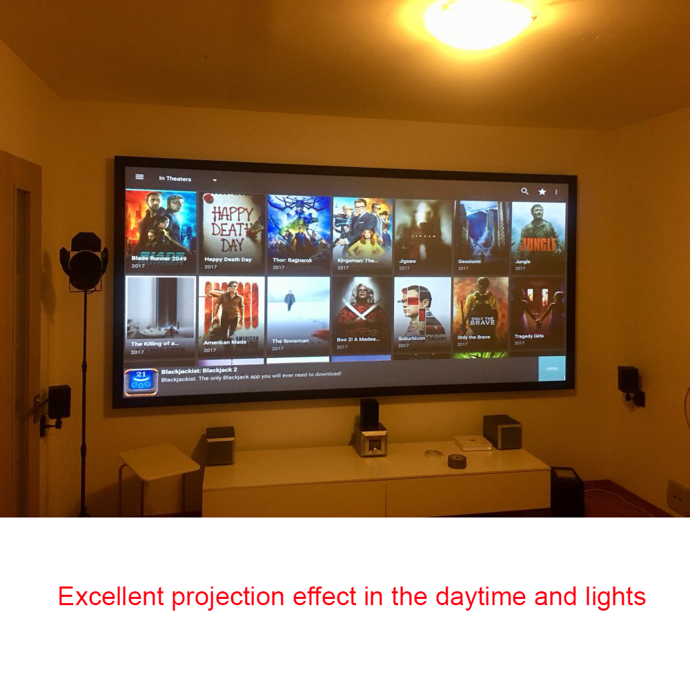 Salange projectorscherm, 60 10 - Home Cinema Led Projector recensie en prijs