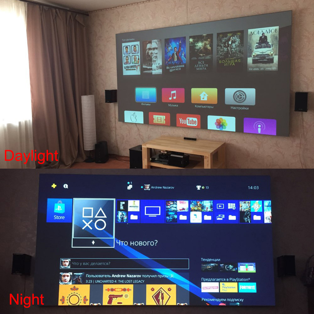 Salange projectorscherm, 60 10 - Home Cinema Led Projector recensie en prijs