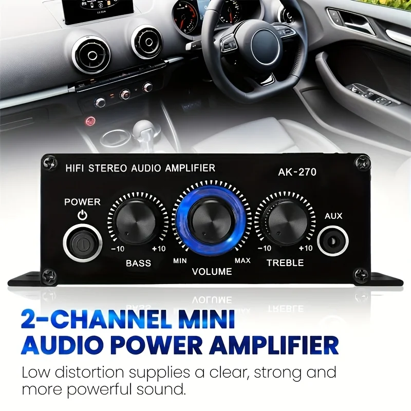 AK-270 400W Mini Eindversterke - Home Cinema Equipment recensie en prijs