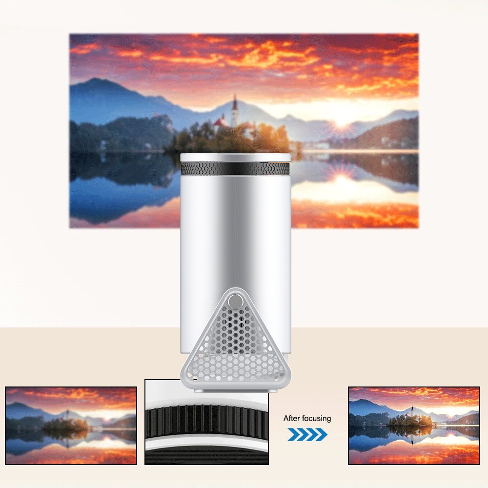 1 Stuks Nieuwe Projector H300  - Home Cinema Quad recensie en prijs