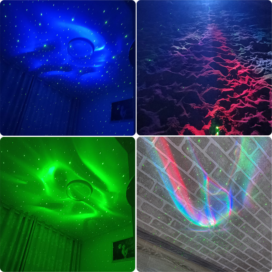 SA204 RGB LED Motief Aurora Pr - Home Cinema Led Projector recensie en prijs
