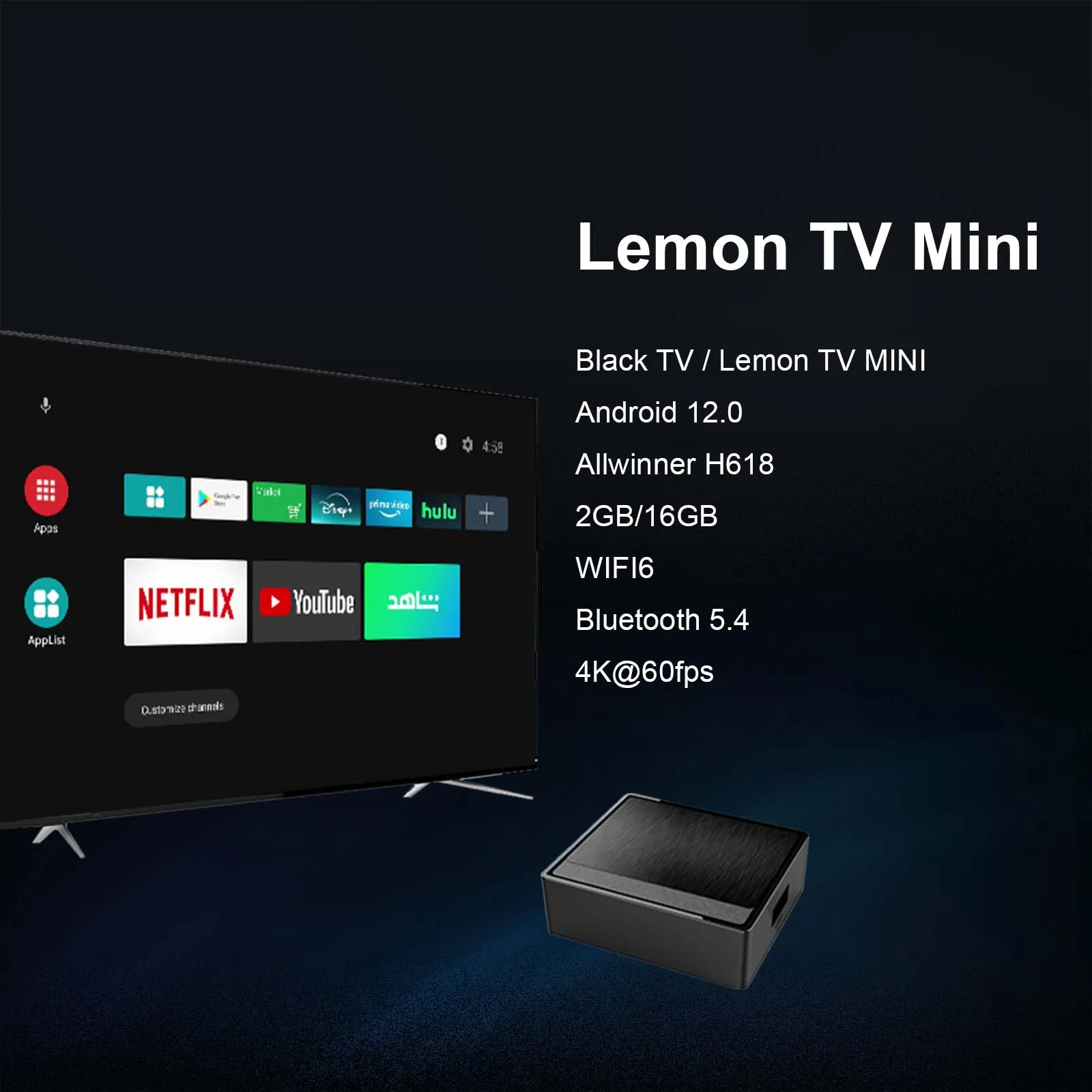 BOXPUT Lemon Mini TV Box Andro - Home Cinema Google recensie en prijs