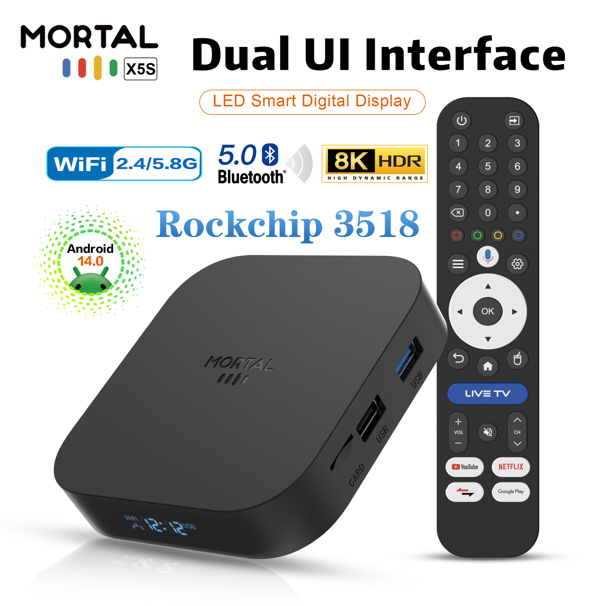 2026 Nieuwe Smart TV Box X5S R - Home Cinema Google recensie en prijs